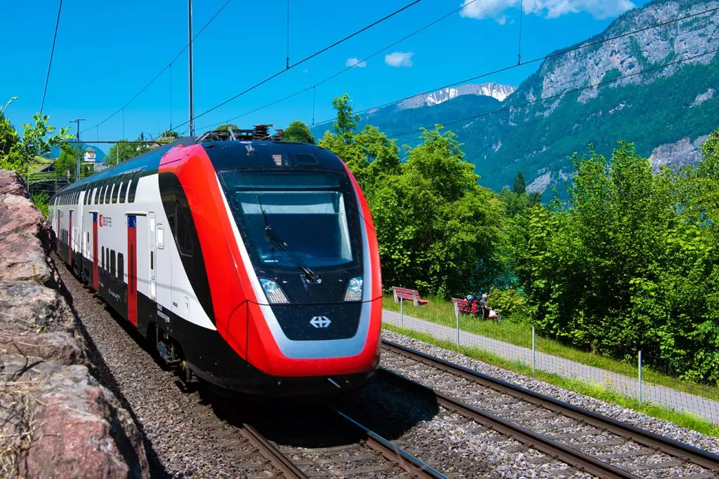 Zug der schweizerischen Bundesbahnen